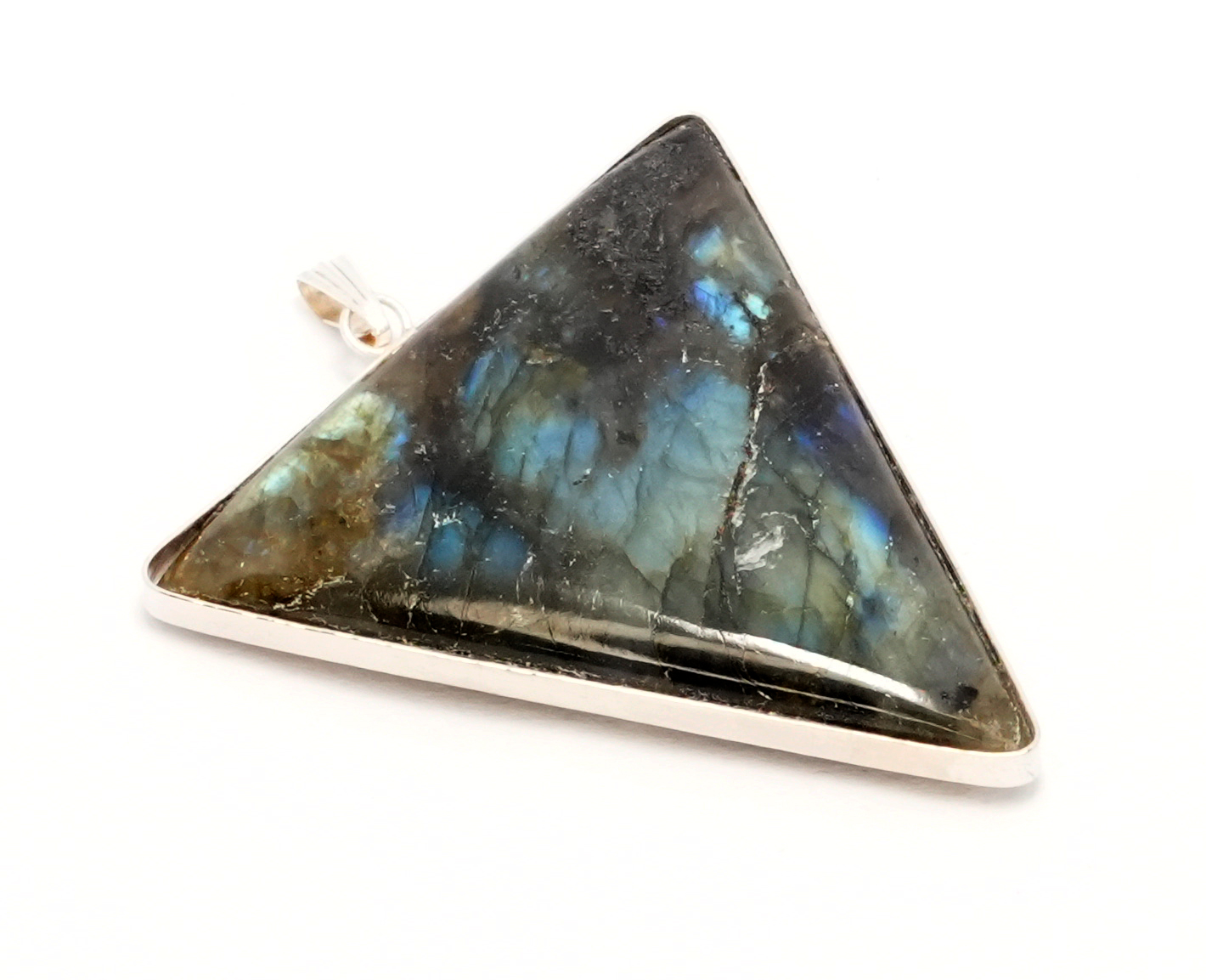 Triangle Labradorite Pendant