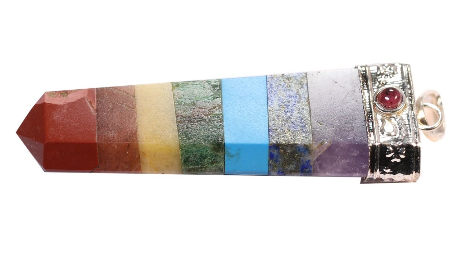 7 Chakra Pencil Bonded Tower for Reiki Healing