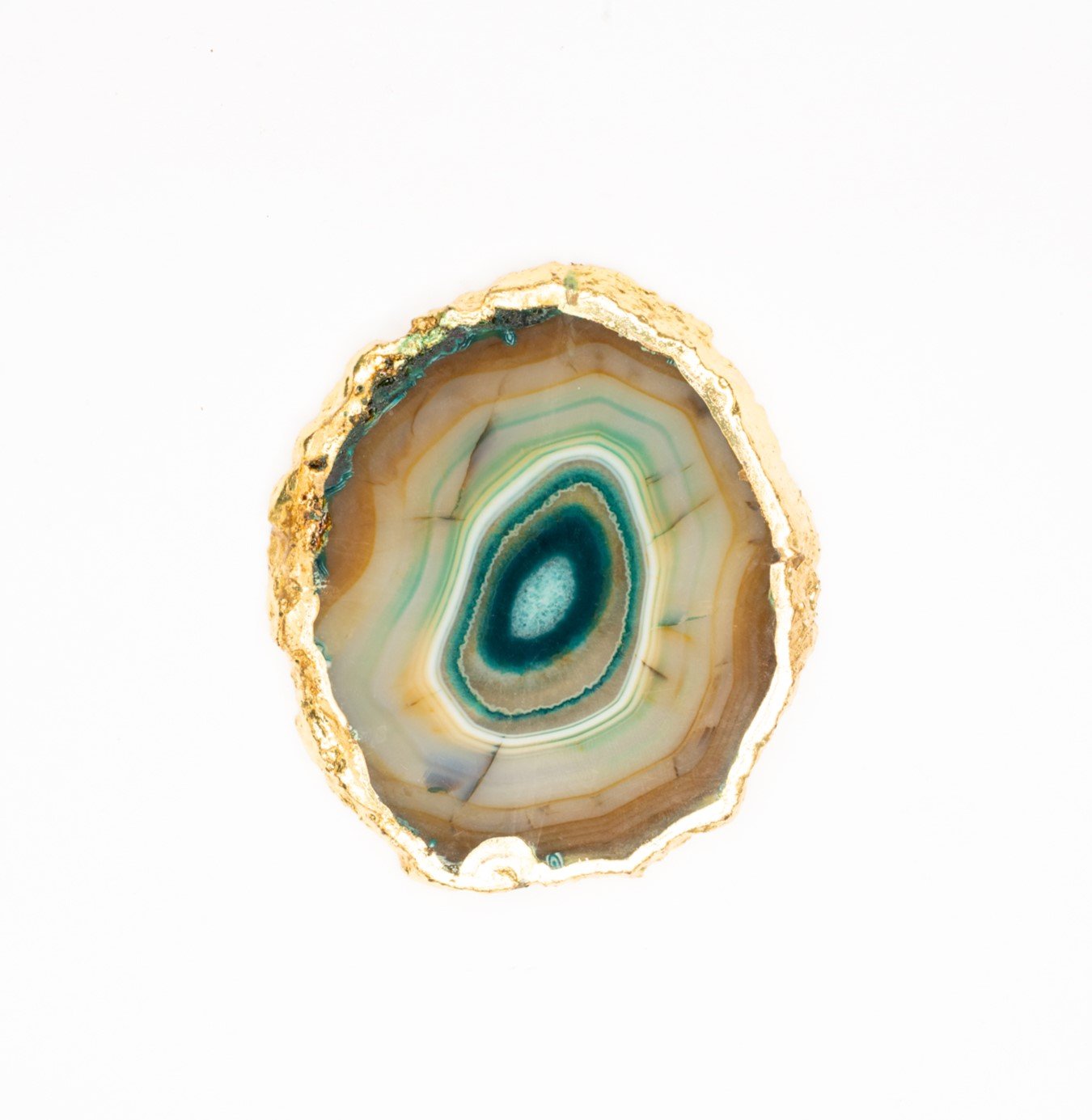 Brown & Green Agate Slice