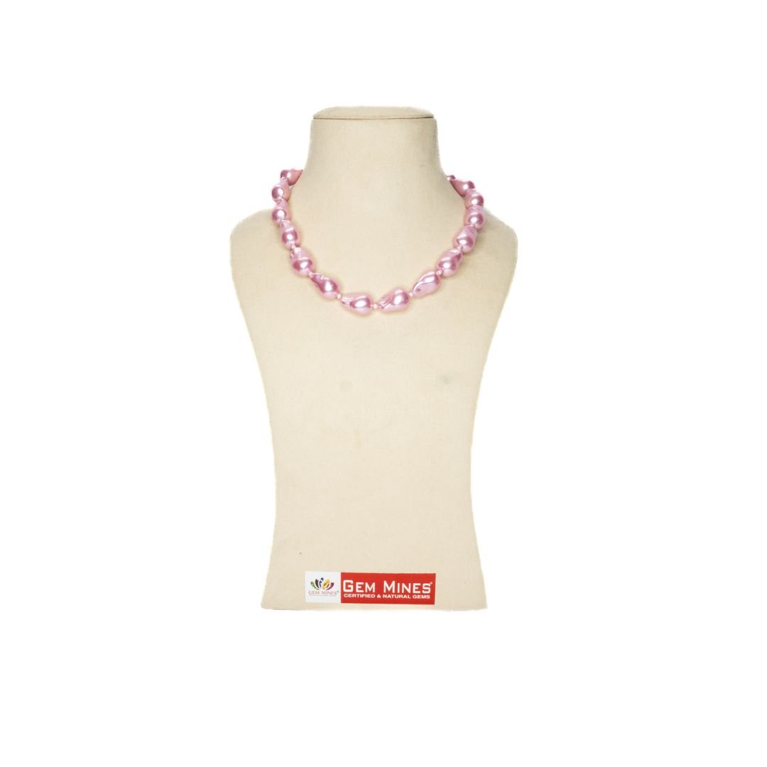 Pink Shell Pearl Mala