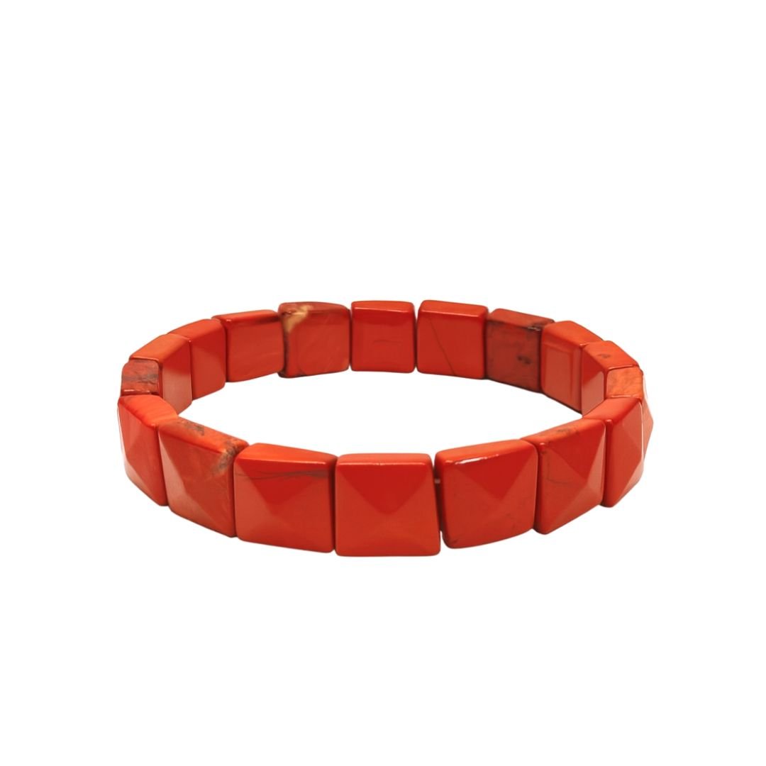 Red Jasper Thick Bracelet